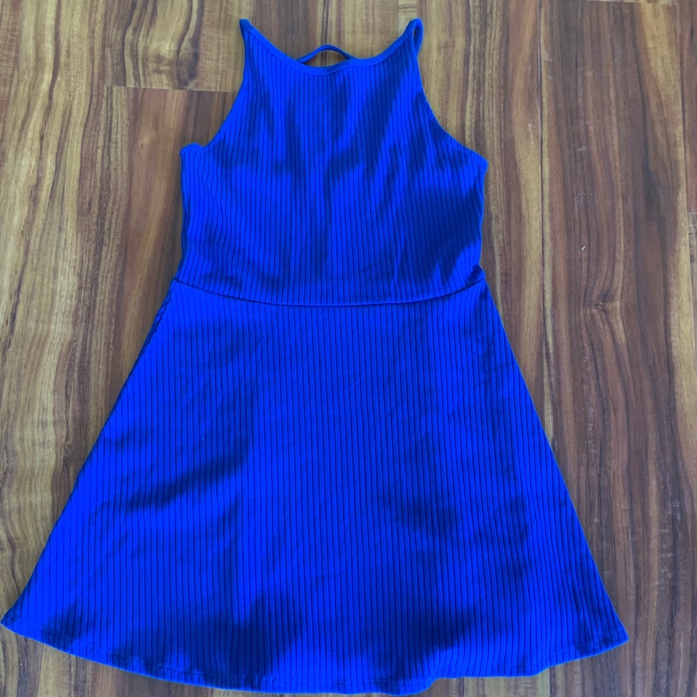 Royal blue Topshop dress